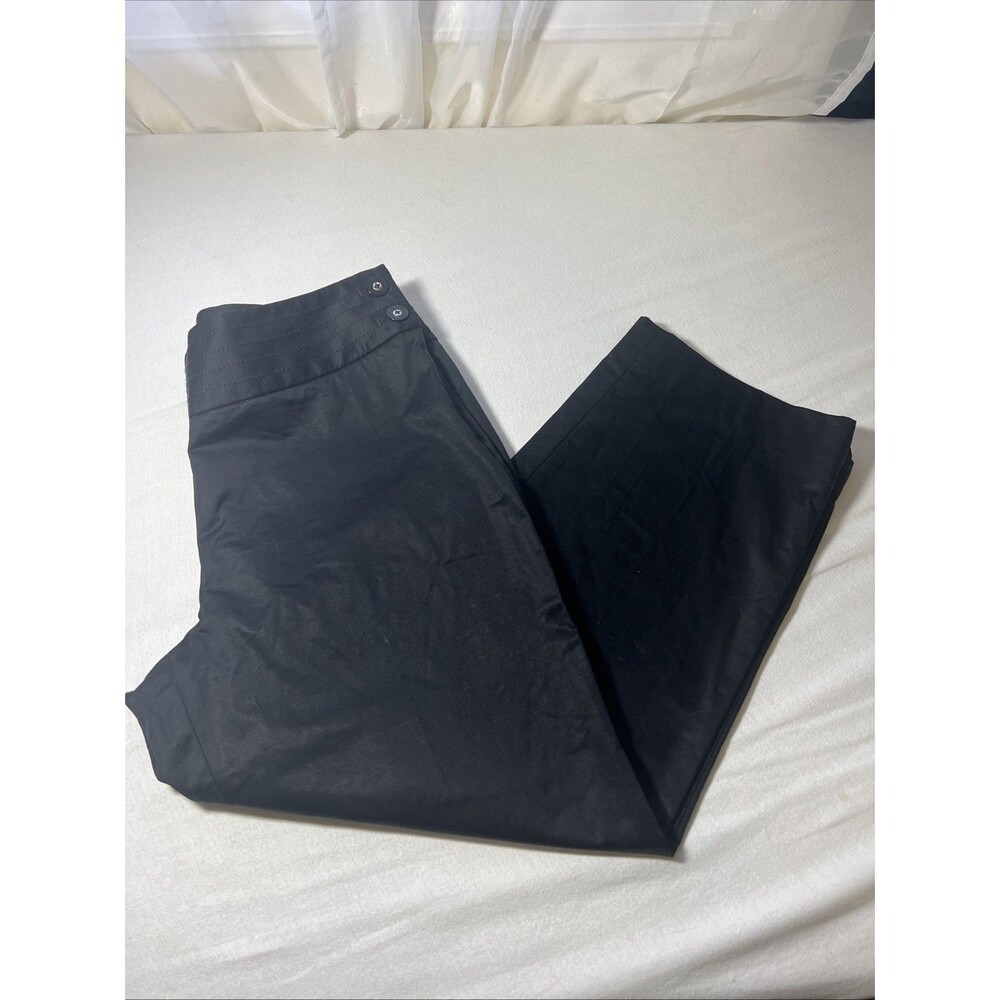 White House‎ Black Market Cropped Classic Legacy Pants size 6 Side Zipper